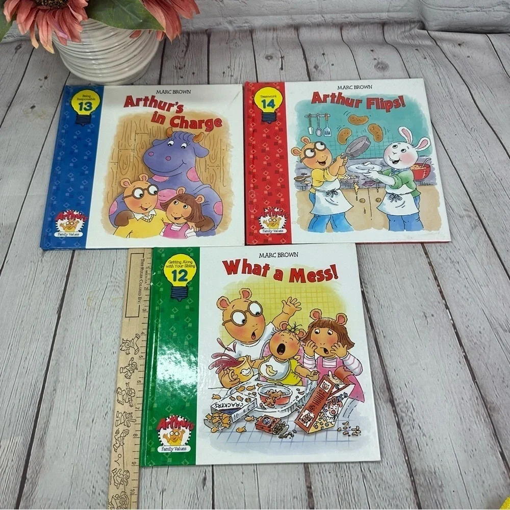 Authur's family values Kids Storybook Set by marc brown 2001vol 12-14